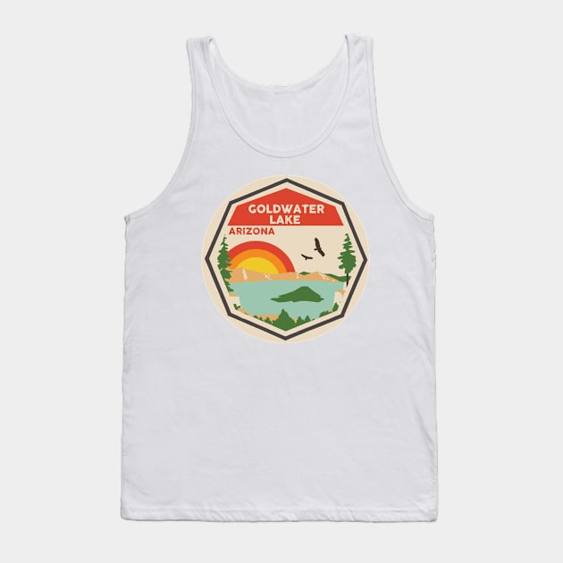 Goldwater Lake Arizona Tank Top by POD4